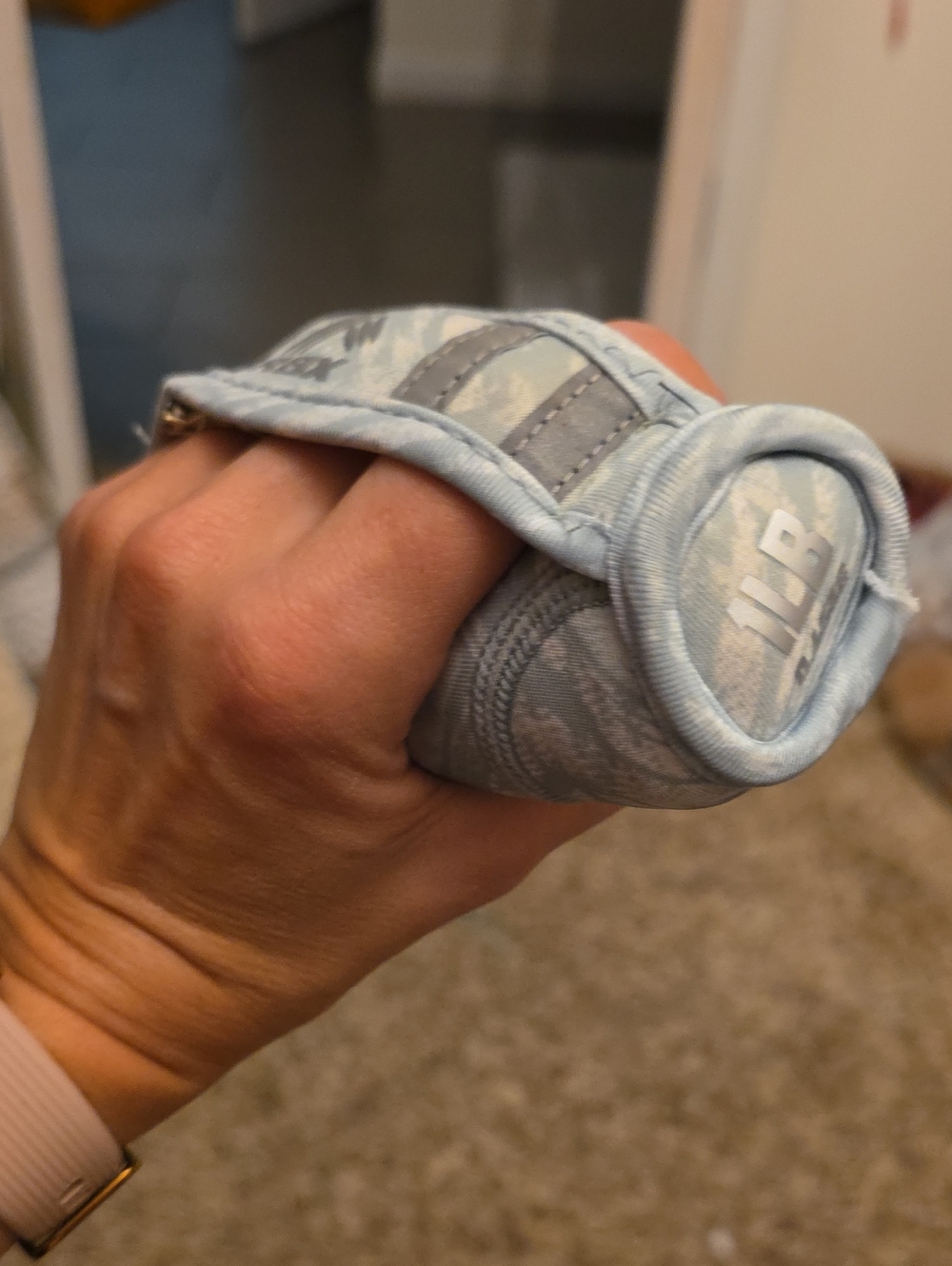 RBX Light Blue Neoprene Glove Strap WEIGHTS 1 LB